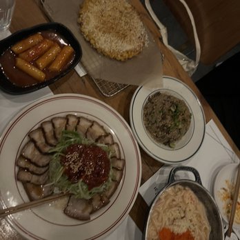 Take31 - Cod Roe Seafood Udon Braised Pork Belly Crispy Corn Pancake Bulgogi Black Garlic Fried Rice - Korean Near Me - New York, New York