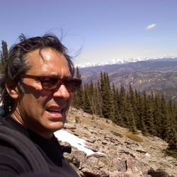 Squaw Mountain - Squaw Mtn May 31, 2010 - Almost to the top and sucking wind.