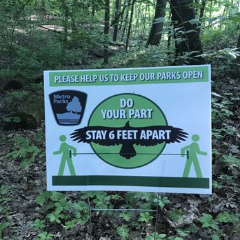 Highbanks Metro Park - Covid-19 sign - Parks Near Me - Lewis Center, Ohio Highbanks Metro Park - Covid-19 sign - Parks Near Me - Lewis Center, Ohio