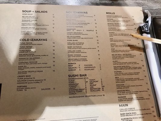 Menu photo 5 Ke-uH Weston, FL