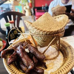 Sticky Rice Lao Thai and Sushi - Beef Jerky with Sticky rice
