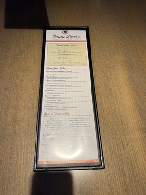 Menu photo 6 Paula Deen's Family Kitchen Branson, MO Menu photo 6 Paula Deen's Family Kitchen Branson, MO