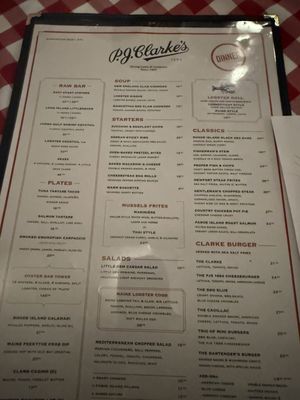 Menu photo 1 P.J. Clarke’s New York, NY Menu photo 1 P.J. Clarke’s New York, NY