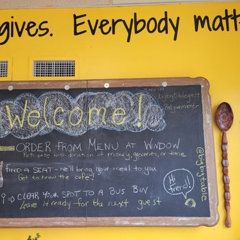 Big Big Table Community Café - New how-to chalkboard as of 5/17/22! - Cafes Near Me - Buffalo, New York Big Big Table Community Café - New how-to chalkboard as of 5/17/22! - Cafes Near Me - Buffalo, New York