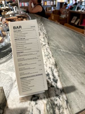 Menu photo 1 Book Bar Toronto, ON