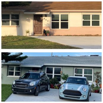 RipCurrent Roofing - Dimensional shingle re-roof before and after - Roofing Near Me
