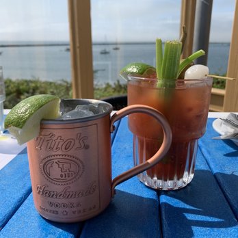 Sam's Chowder House - Moscow mule and Bloody Mary - Seafood Near Me - Half Moon Bay, California Sam's Chowder House - Moscow mule and Bloody Mary - Seafood Near Me - Half Moon Bay, California