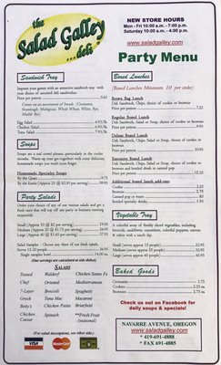 Menu photo 2 Salad Galley Oregon, OH