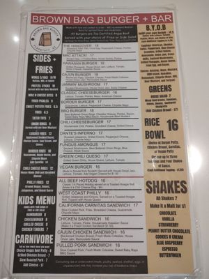 Menu photo 4 Brown Bag Burger Flagstaff, AZ Menu photo 4 Brown Bag Burger Flagstaff, AZ