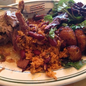 Parada 22 - Pernil asado with red kidney beans and amarillitos - Latin American Near Me - San Francisco, California Parada 22 - Pernil asado with red kidney beans and amarillitos - Latin American Near Me - San Francisco, California