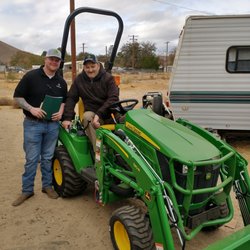 Kern Machinery - Salesman Sawyer Reifel and I. I'm the good looking one on the tractor.