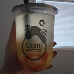 Honey Yuzu Herbal Tea with rainbow jelly Honey Yuzu Herbal Tea with rainbow jelly