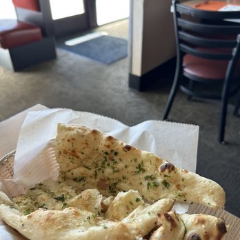 Bhatti Himalayan Grill - Garlic naan - amaaazing - Indian Near Me - San Diego, California