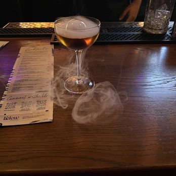 Below by Botanist - Imaginary Smoke Drink - Cocktail Bars Near Me - Portland, Oregon