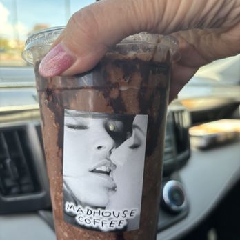 MadHouse Coffee - Stickers even on the cups. Remember the name of the shop is madhouse. - Coffee & Tea Near Me - Las Vegas, Nevada MadHouse Coffee - Stickers even on the cups. Remember the name of the shop is madhouse. - Coffee & Tea Near Me - Las Vegas, Nevada