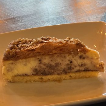 Halwa Bakery & Cafe - A piece of the Baklava Cheesecake. - Cafes Near Me - Blacksburg, Virginia Halwa Bakery & Cafe - A piece of the Baklava Cheesecake. - Cafes Near Me - Blacksburg, Virginia