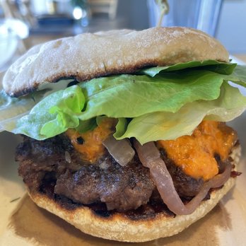 La Copine - Lamb burger - New American Near Me - Yucca Valley, California