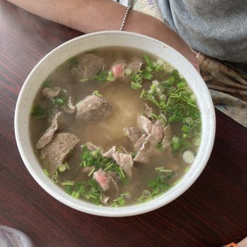 Chopsticks Pho & Grill - P5. Pho Tai Bo Vien. Beef Pho - Vietnamese Near Me - Williamsburg, Virginia