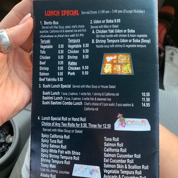 Sakura - Menue - Sushi Bars Near Me - Pearland, Texas