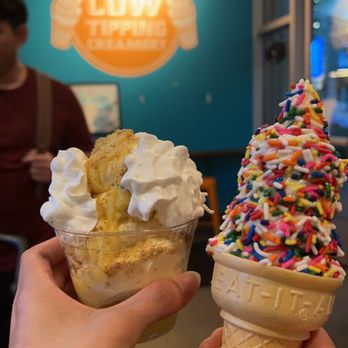 Cow Tipping Creamery - High tea, regular vanilla - Ice Cream & Frozen Yogurt Near Me - Frisco, Texas Cow Tipping Creamery - High tea, regular vanilla - Ice Cream & Frozen Yogurt Near Me - Frisco, Texas
