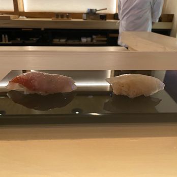 Rebel Omakase - Nigiri.  There are 2 because I was not eating fast enough!  The camera eats first! - Sushi Bars Near Me - Laguna Beach, California