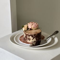 The Love Bakery - A custom celebration cake from the love bakery -- an adaptogenic, vegan, gluten-free bakery in nyc.