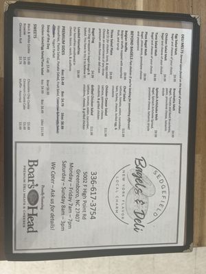 Menu photo 2 Sedgefield Bagel Greensboro, NC Menu photo 2 Sedgefield Bagel Greensboro, NC