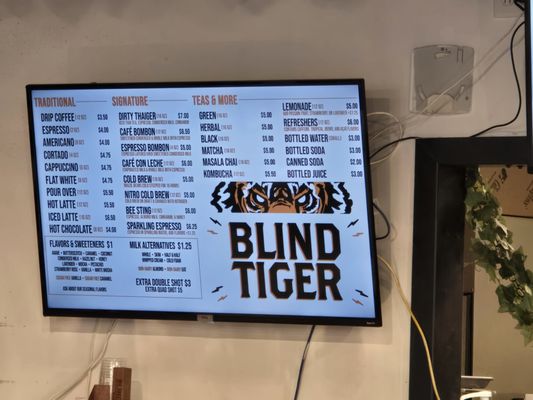 Menu photo 2 Blind Tiger Coffee Roasters Tampa, FL