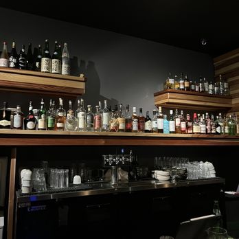 Matsu - Bar lighting and seating area - Japanese Near Me - Oceanside, California
