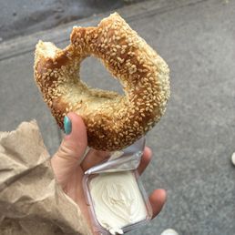 Sesame bagel Sesame bagel