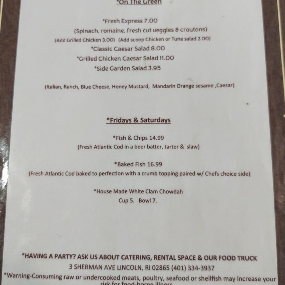 Cara's Kitchen - Menu 2 (April 2023) - Subject to Change - American Near Me - Lincoln, Rhode Island Cara's Kitchen - Menu 2 (April 2023) - Subject to Change - American Near Me - Lincoln, Rhode Island
