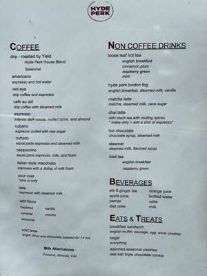 Menu photo 2 Hyde Perk Cincinnati, OH