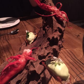 Next - Strawberry glazed shrimp and Fava bean ice cream. - New American Near Me - Chicago, Illinois Next - Strawberry glazed shrimp and Fava bean ice cream. - New American Near Me - Chicago, Illinois