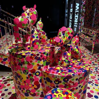 WNDR Museum - Polka dot dog - Art Museums Near Me - Boston, Massachusetts