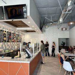 Inside view of the restaurant