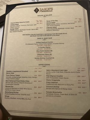 Menu photo 4 Jake's Steakhouse East Meadow, NY Menu photo 4 Jake's Steakhouse East Meadow, NY