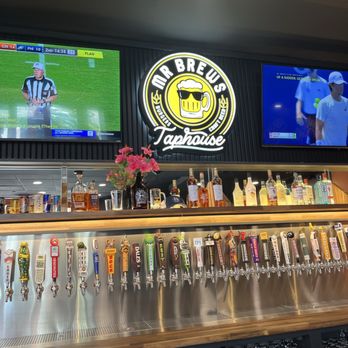 Mr Brews Taphouse - Bar area - Burgers Near Me - Little Rock, Arkansas Mr Brews Taphouse - Bar area - Burgers Near Me - Little Rock, Arkansas