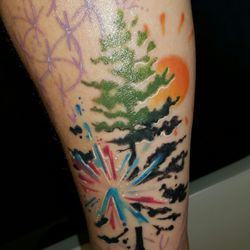 Chipper Harbin Tattoos - Tattoo Lower Right arm (inside)