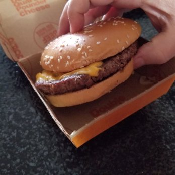 McDonald's - Again only one patty - Fast Food Near Me - Fergus Falls, Minnesota