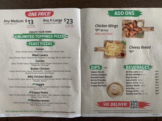 Menu photo 1 Freshslice Pizza West Vancouver, BC Menu photo 1 Freshslice Pizza West Vancouver, BC