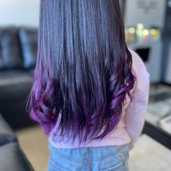 Dominican Grand Glamour Salon - My daughter wanted her hair done for her birthday.