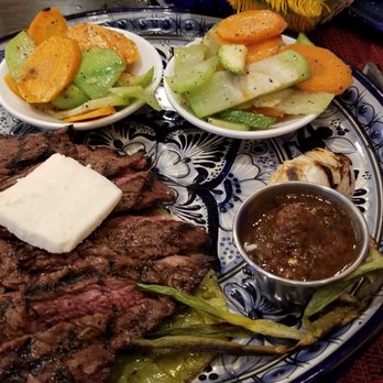 Sabor A Oaxaca - The carne asada with seasoned veggies instead of rice and beans. Very tender - Mexican Near Me - Rancho Cucamonga, California Sabor A Oaxaca - The carne asada with seasoned veggies instead of rice and beans. Very tender - Mexican Near Me - Rancho Cucamonga, California