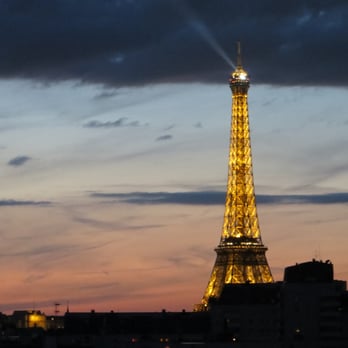 Novotel Vaugirard Montparnasse - view from the 7th floor balcony and bar - Hotels Near Me - Paris, 75