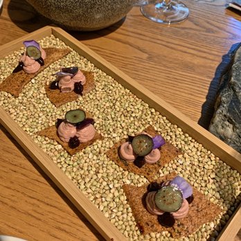 Rata - Chicken Liver parfait with blueberries - New Zealand Near Me - Queenstown, OTA Rata - Chicken Liver parfait with blueberries - New Zealand Near Me - Queenstown, OTA