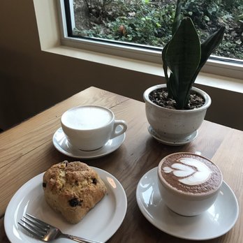 Milstead - Chai fog latte, Cherry scone, Theo mocha latte - Coffee & Tea Near Me - Seattle, Washington Milstead - Chai fog latte, Cherry scone, Theo mocha latte - Coffee & Tea Near Me - Seattle, Washington