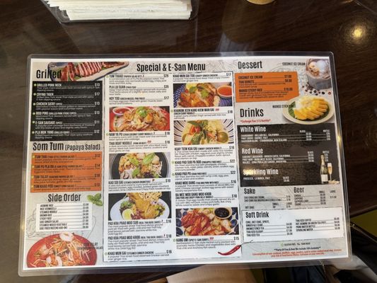 Menu photo 1 Mojo Thai & E-San Naples, FL Menu photo 1 Mojo Thai & E-San Naples, FL