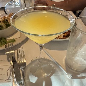 Bonefish Grill - Tropical Heat Martini Without the spicy sugary rim - Seafood Near Me - Alexandria, Virginia