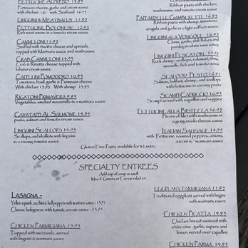 Capriccio Inc - Menu sept 2020 - Italian Near Me - Ventura, California