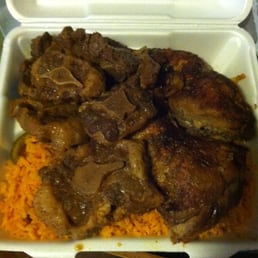 Ox tails, rice, chicken Ox tails, rice, chicken