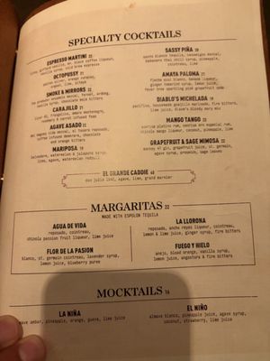 Menu photo 1 Amaya Modern Mexican Las Vegas, NV